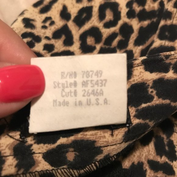 Wet Seal Leopard Print Slacks - Picture 9 of 9